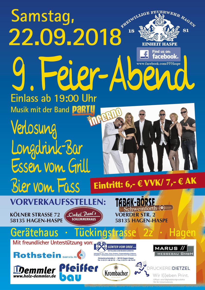 Plakat 9.Feierabend